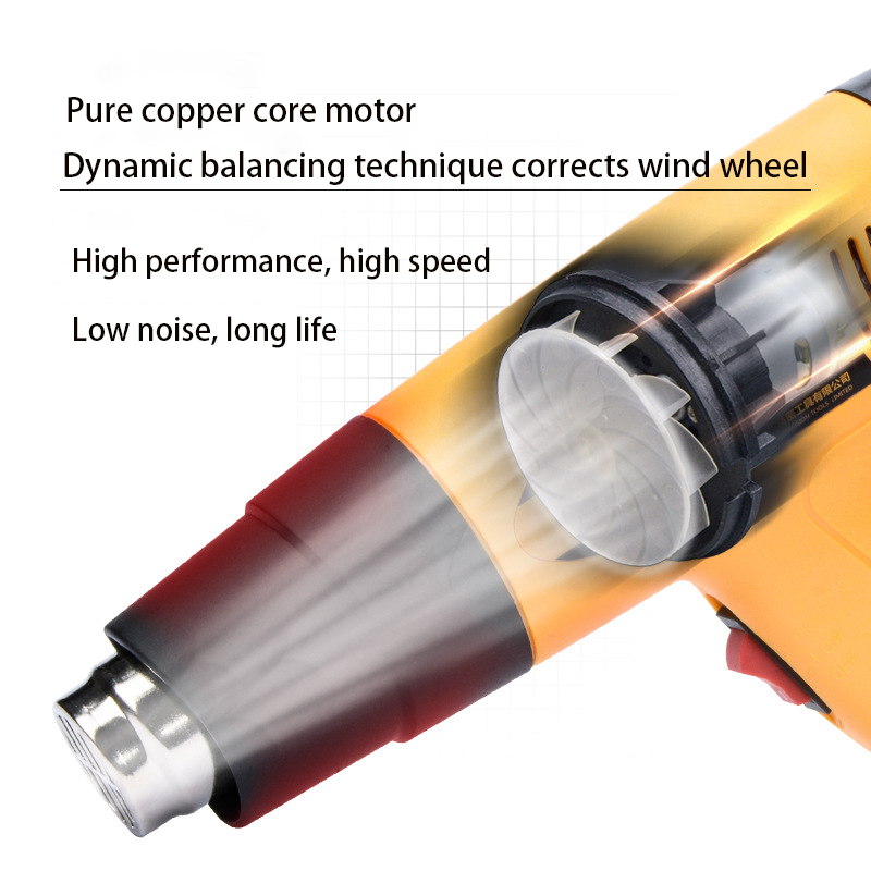 Heat Sensor Gun Long Distance Lithiumbattery Portable Industrial Heat Guns Heat Shrink Gun Wrapping