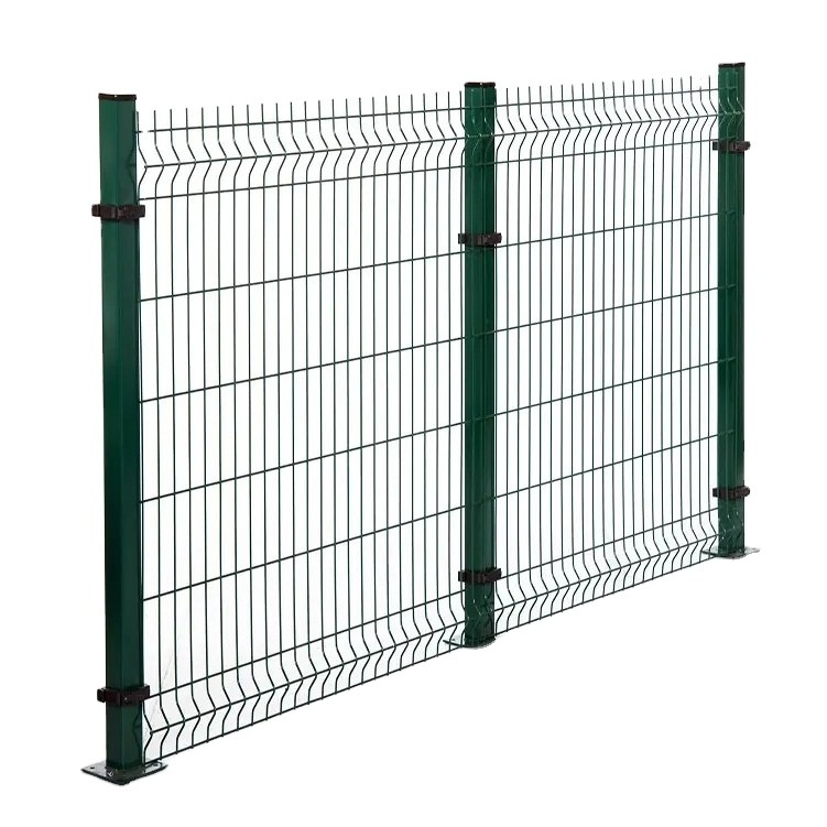 High Quality home outdoor metal 3d Curved Welded Wire Mesh Garden Fence For Fence Panel