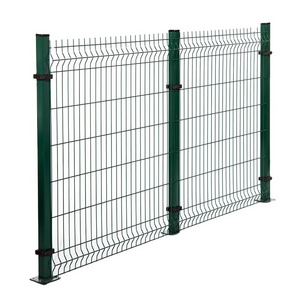 High Quality home outdoor metal 3d Curved Welded Wire Mesh Garden Fence For Fence Panel