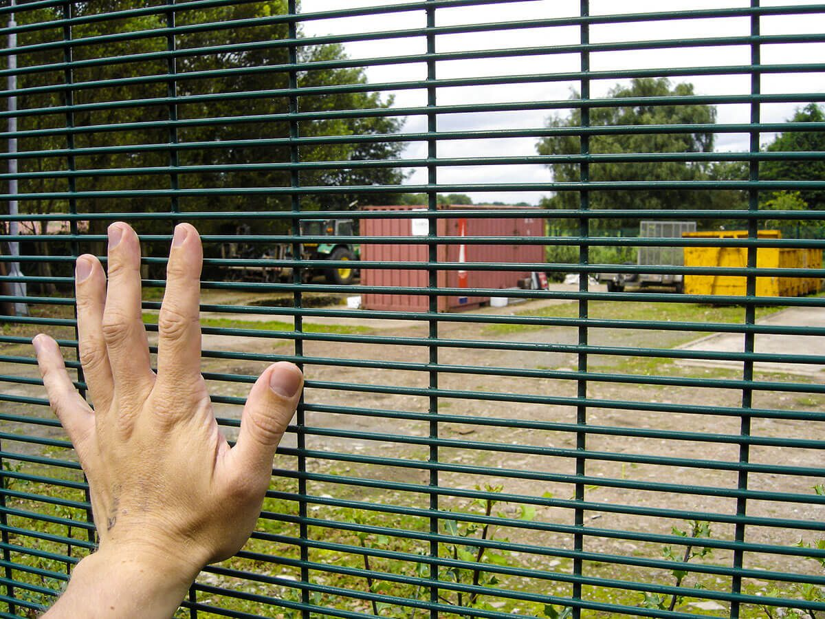 High security fence Clear View Fencing 358 Anti Climb Fence powder coating and galvanized