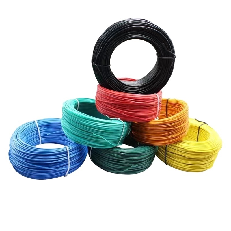 Hot selling colored wire pvc coated 3.2mm pvc coated iron wire binding wire