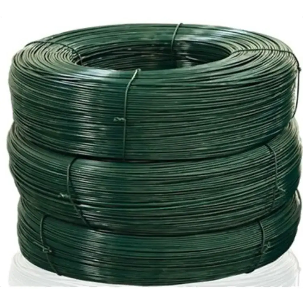 Hot selling colored wire pvc coated 3.2mm pvc coated iron wire binding wire