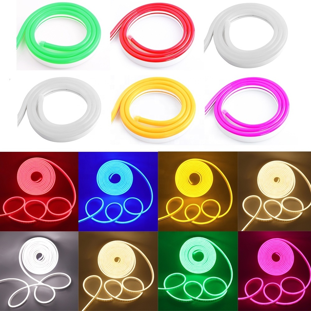 Great Price Cutting No Moq Rgb 6 12 MM Neon Rope Light Silicone Flex Neon Without Led For Led Decoration