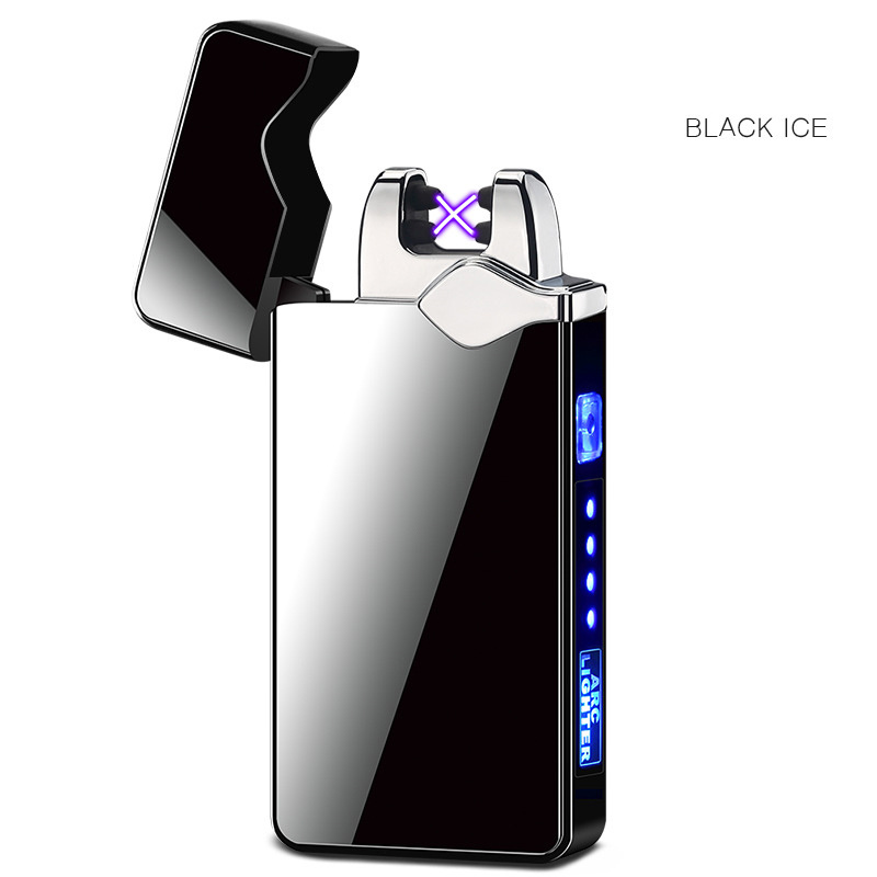 JL 315 Custom Branded Cigerate Lighter 2024 Rechargeable Windproof Electric Usb Lighter With Led light For Men Women