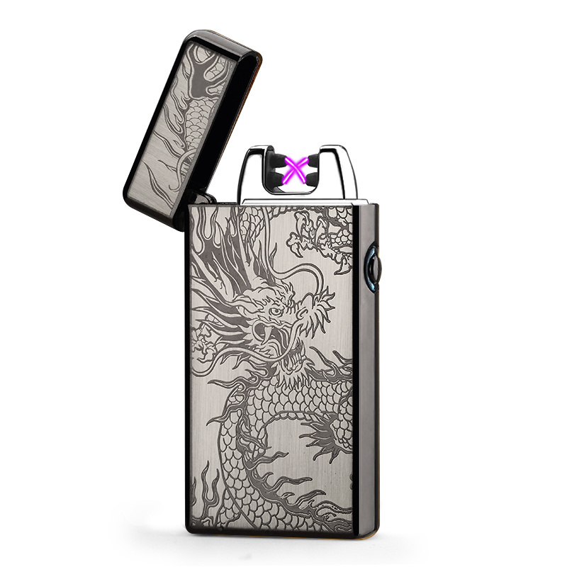 JL-609 New style double arc lighter USB electric lighter New fashion