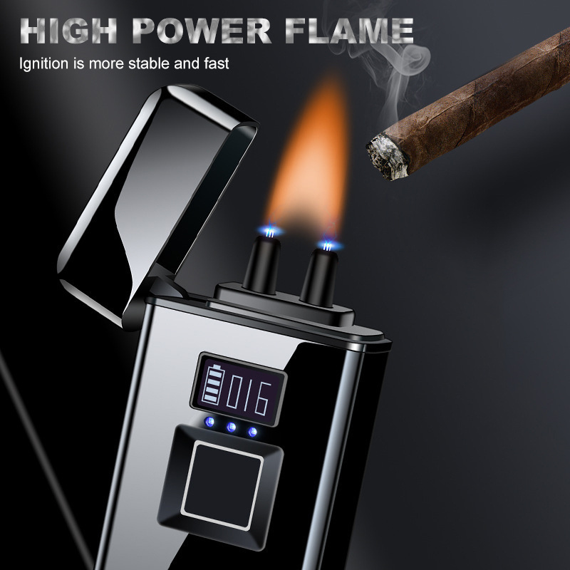 JL168 New Fingerprint  Lighter Touch Screen Electronic Cigarette Lighters Small Rechargeable Electric Lighter Custom Logo