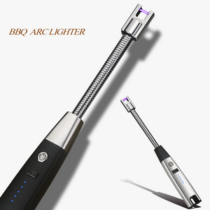 JL880-2 Rechargeable USB Windproof Flameless Electric Electronic Charging Cigarette Lighter Smokeless