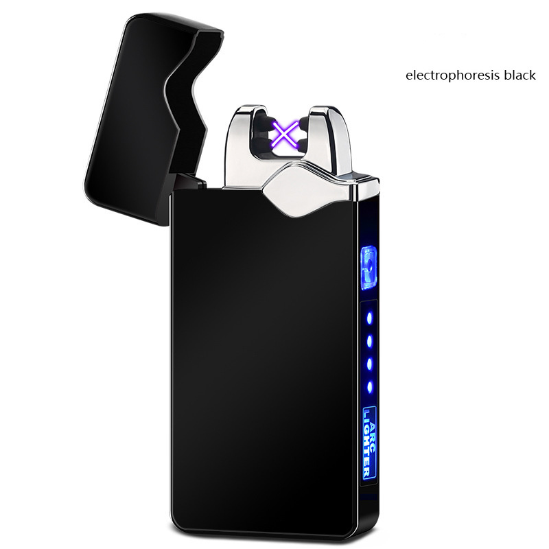 JL 315 Pulse Double Arc Plasma Lighter Electric Flameless Rechargeable Plasma USB Double Arc Lighter