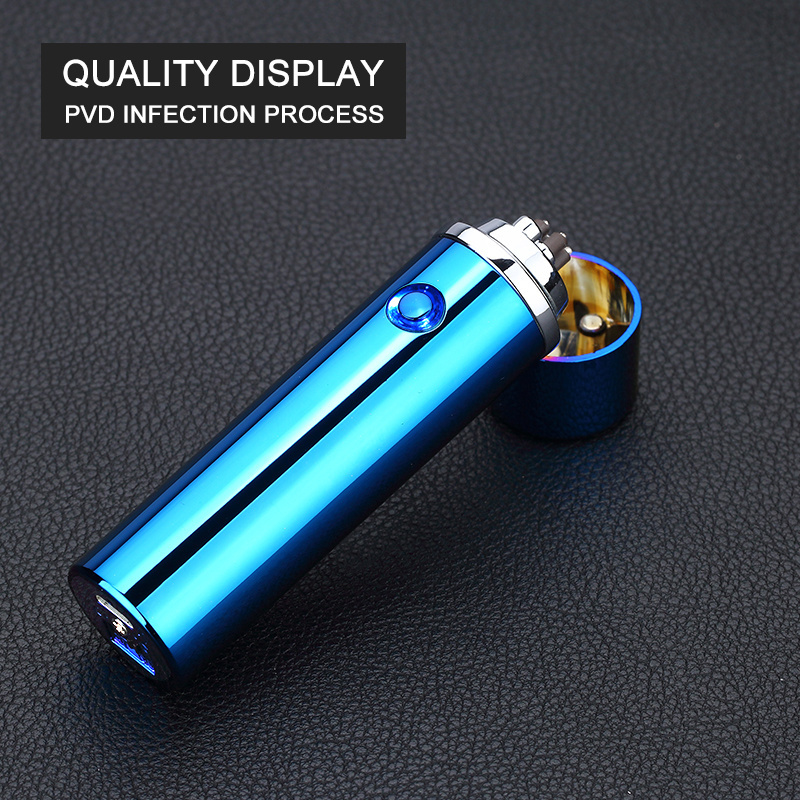 JL108  USB Rechargeable Dual ARC Lighter For Cigarette Cigar Pipes, For Candle BBQ