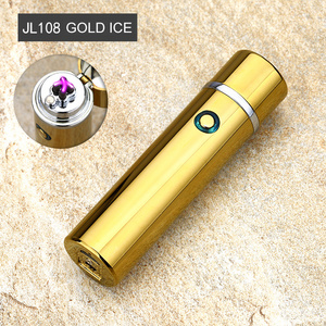 JL108 Customize Logo Double Arc Wholesale Usb Charging Flameless Windproof Cigar Smoking Electronic Lighters