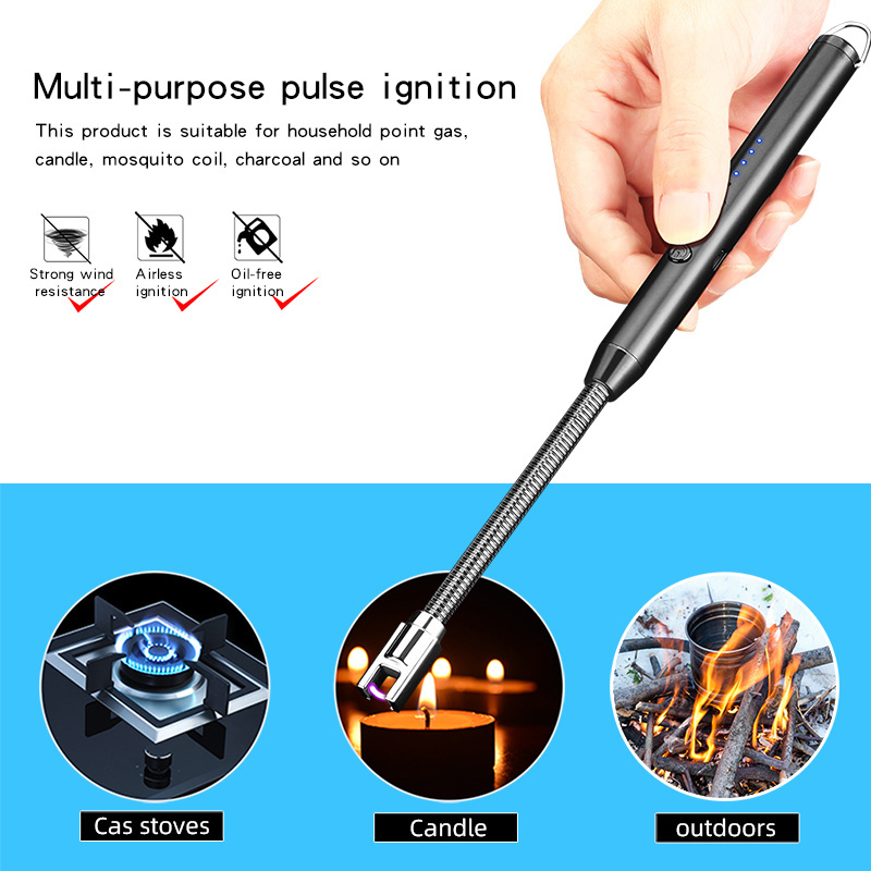 JL867-2 Candle Lighter Camping / Longer Flexible Neck for Candle Cooking