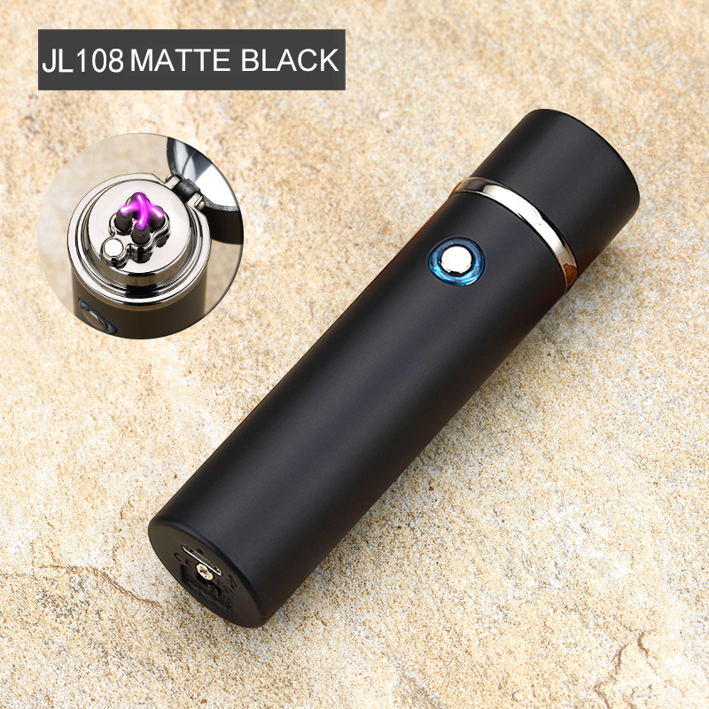 JL108  USB Rechargeable Dual ARC Lighter For Cigarette Cigar Pipes, For Candle BBQ