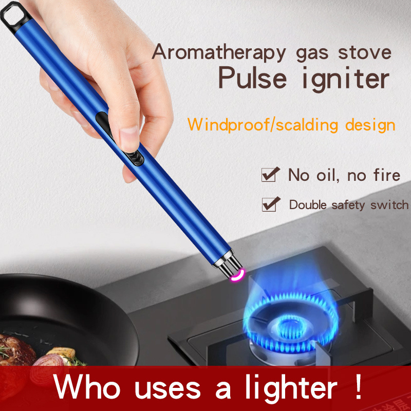 JL852 -2 Extended Arc Lighter with USB Charging Metal Flexible Hose Compatibility with Candle and Gas Stoves Lighter