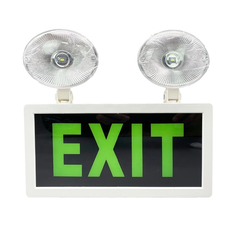 2024 Plastic housing 1.2V Nickel battery led emergency exit sign combo