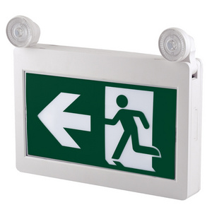 Combo collapsable lamphead emergency fire led emergency lighting exit for hotel emergency light