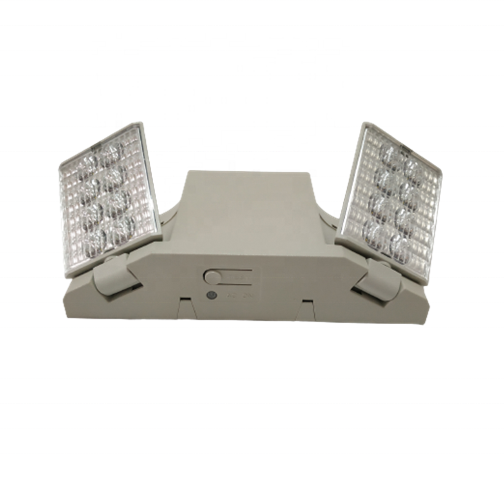 CE ROHS 5 years warranty 3.2W LED Battery Backup Twin Spot emergency lights for hospital office fire emergency lighting