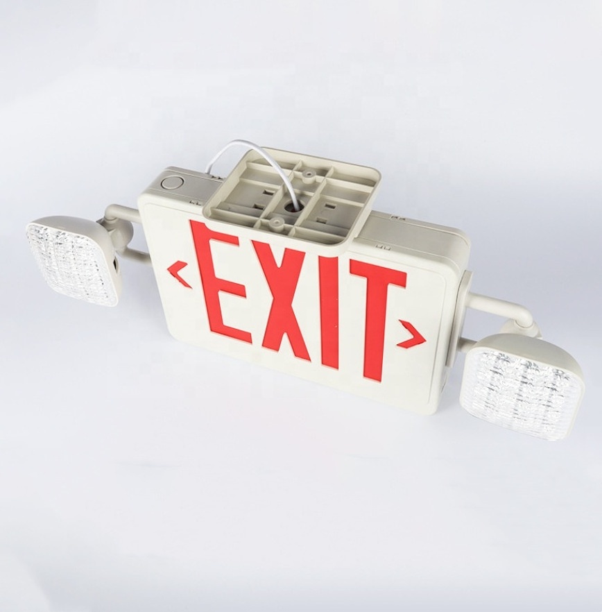 High quality battery powered led american market popular sell rechargeable emergency exit lamp