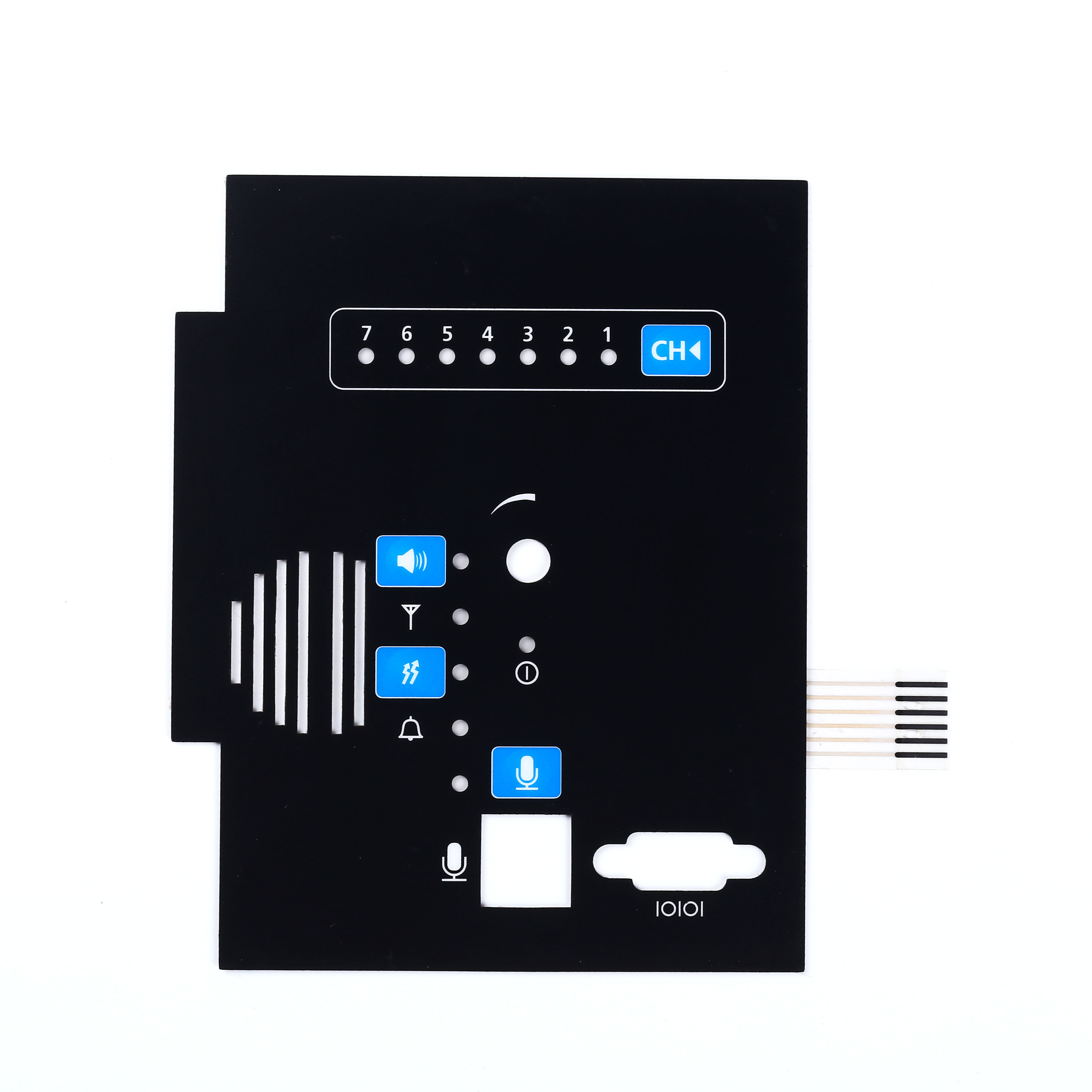 Custom Technology Good Price Graphic Overlay Membrane Keypad Keyboard Button Membrane Panel Membrane Switch