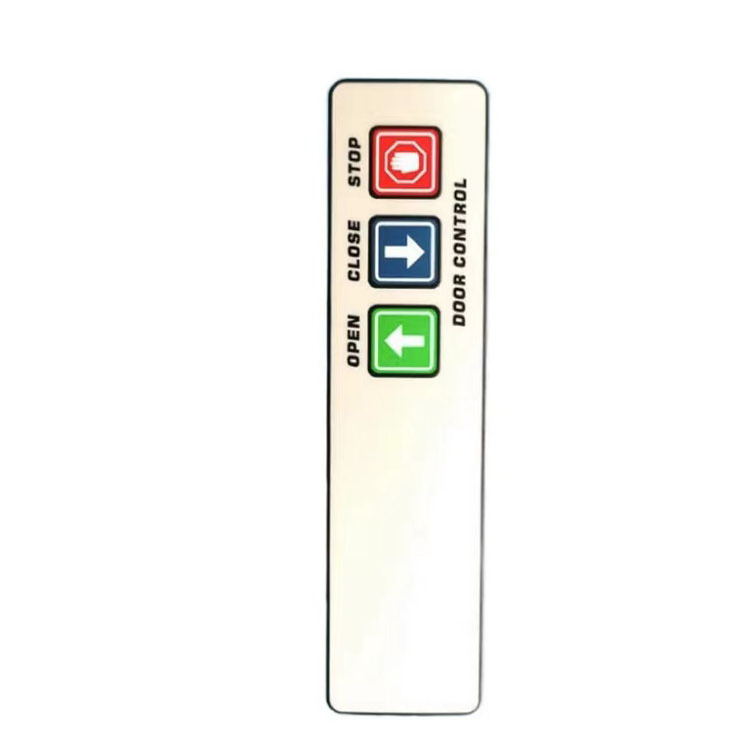 Customized 3 Key Membrane Switch With Metal Dome PET Membrane Keypad