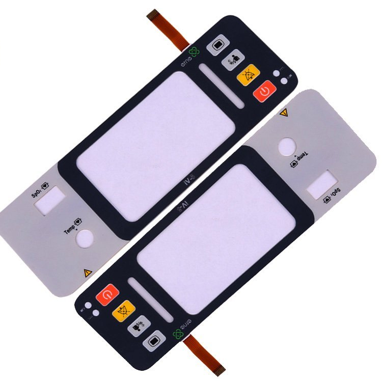 Factory Customized FPC Circuit Capacitive Touch Button Membrane Switch Membrane Panel Graphic Overlay