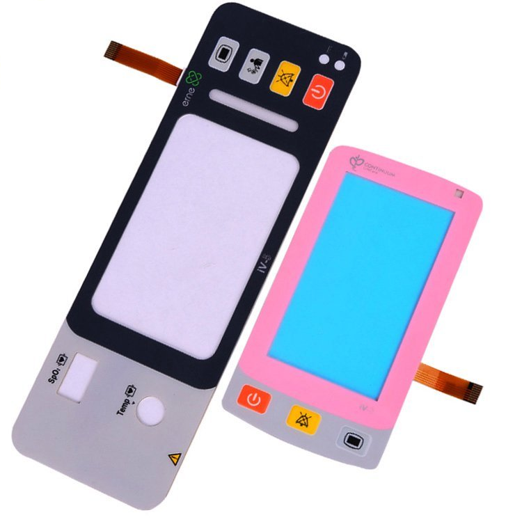 Factory Customized FPC Circuit Capacitive Touch Button Membrane Switch Membrane Panel Graphic Overlay