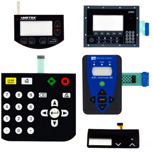 Custom Technology Good Price Graphic Overlay Membrane Keypad Keyboard Button Membrane Panel Membrane Switch