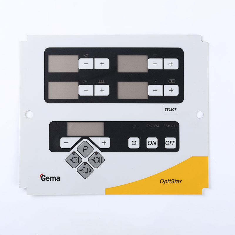 Printing Membrane Keypad Front Panel Polycarbonate Graphic Overlay