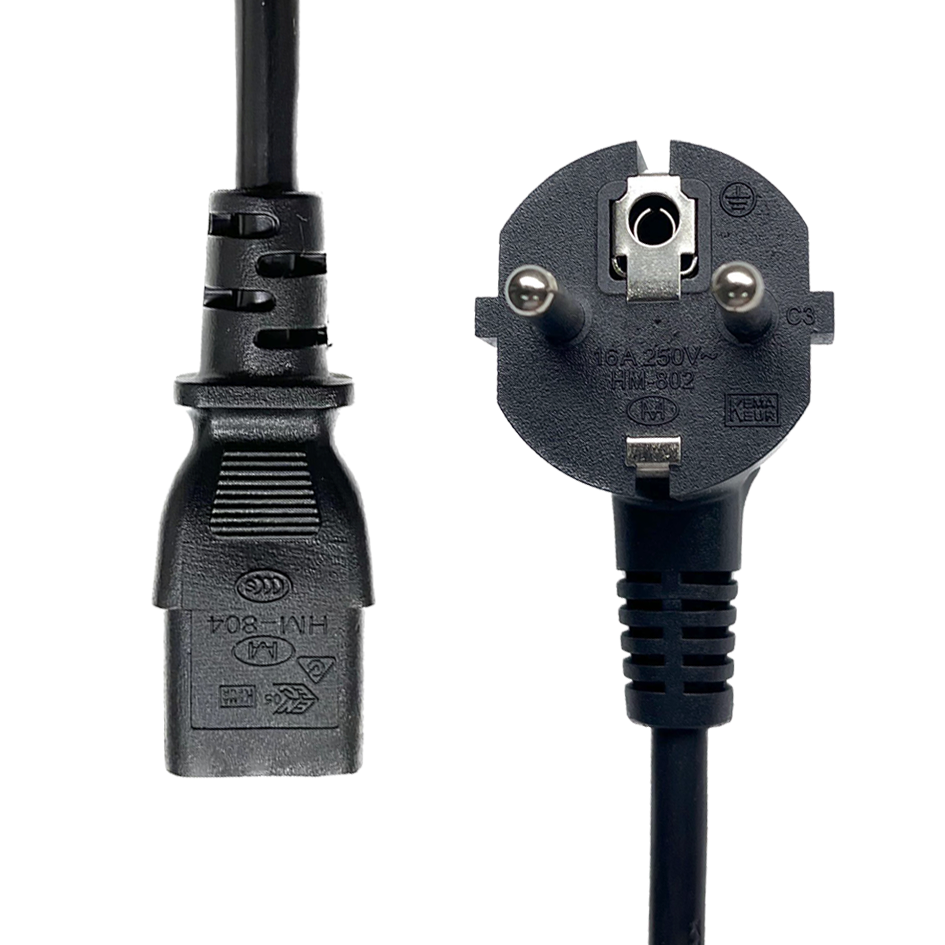 16A 250v 3*1.0mm2 3*1.5mm2 lawn mower power cord eu extension cord to nema 5-15r end plug