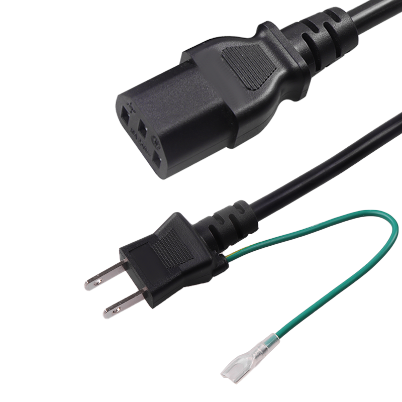 Customization 1.5 Meter Japan PSE JET Certification 2Pin Jet Power Cord With Ground Wire Power Cable