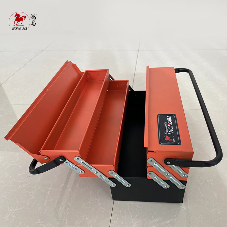 Tool Box Metal 3 Tier 5 Tray Cantilever Toolbox 17inch