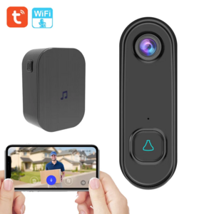 Outdoor Video Doorbell With Alexa 128g Doorbell Camera Wifi 1080 Wireless Tuya Smart Life Door Bell Dingdong Camera WiFi