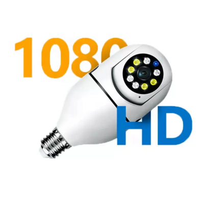 New 5G HD 1080P 2MP Wireless Surveillance Light Camera Bulb Ptz Smart Cctv Wifi Camera with E27 Socket Yiiot