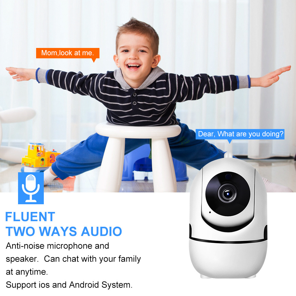 Best Quality FHD 1080P Wifi Pet Baby Monitoring Camera Surveillance IP Camera Baby Monitor Wireless Smart Tracking Wifi Cameras