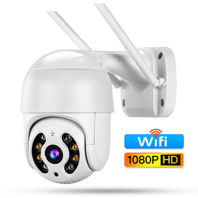 1080P 4MM Wifi CCTV Camera Outdoor Dome Security Surveillance Wireless IP Camera Colorful In Night Xmeye Icsee App