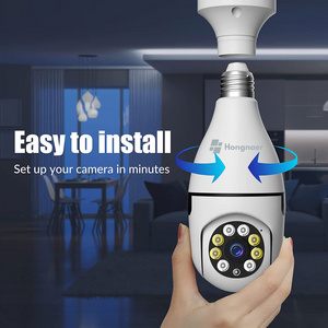 High Quality 128g Motion Detection Smart Camara de Seguridad Light Bulb Wifi Mini Camera HD