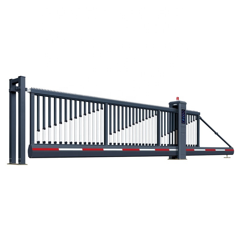 remote control simple fence sliding gate design industrial driveway gate automatic farm heavy duty cantilever sliding gate