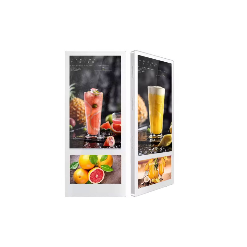 21.5 Inch Wall Mounted Advertising Machine LCD Elevator Split Screen Network wifi Factory Customised Display 4G