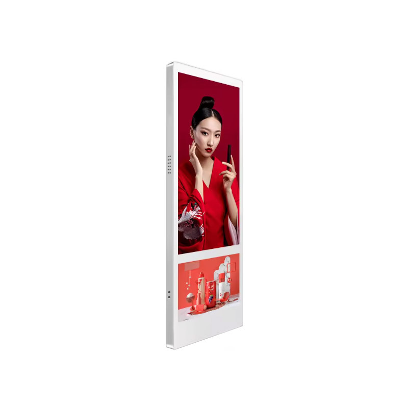 21.5 Inch Wall Mounted Advertising Machine LCD Elevator Split Screen Network wifi Factory Customised Display 4G