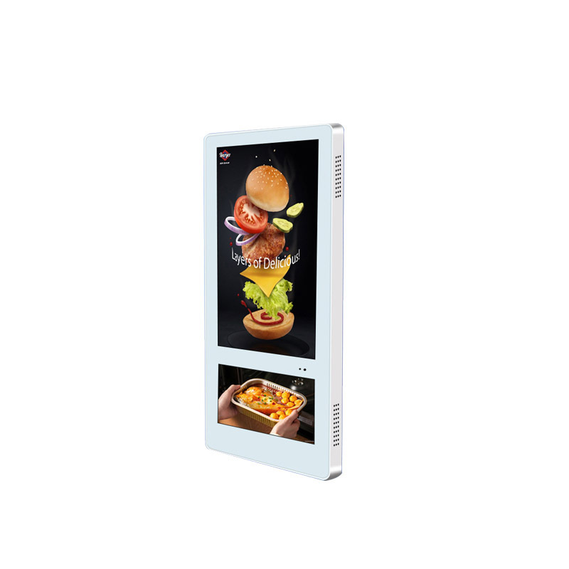 21.5 Inch Wall Mounted Advertising Machine LCD Elevator Split Screen Network wifi Factory Customised Display 4G