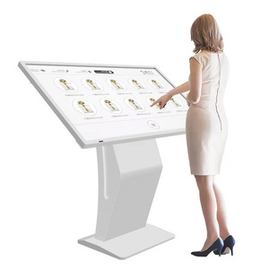 HONGNUO 50inch horizontal information kiosk hotel check in all in one touch enquiry  kiosk