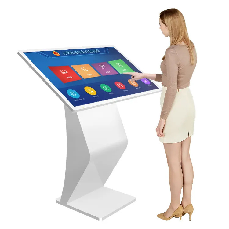 HONGNUO 50inch horizontal information kiosk hotel check in all in one touch enquiry  kiosk