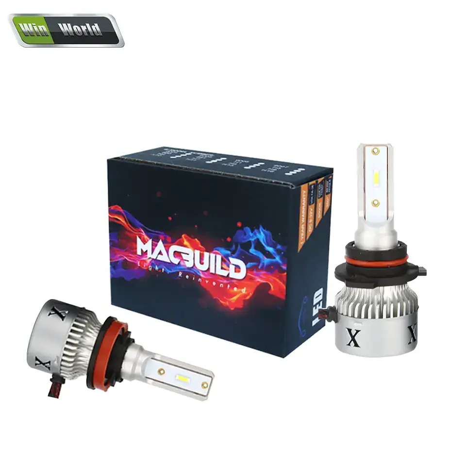 Win World F150 Led Lamp H1 H3 H4 H7 H11 H13 9005 9006 9007 Car Led Headlight 12V Wholesale Factory 50000LM 6500K Universal 30W