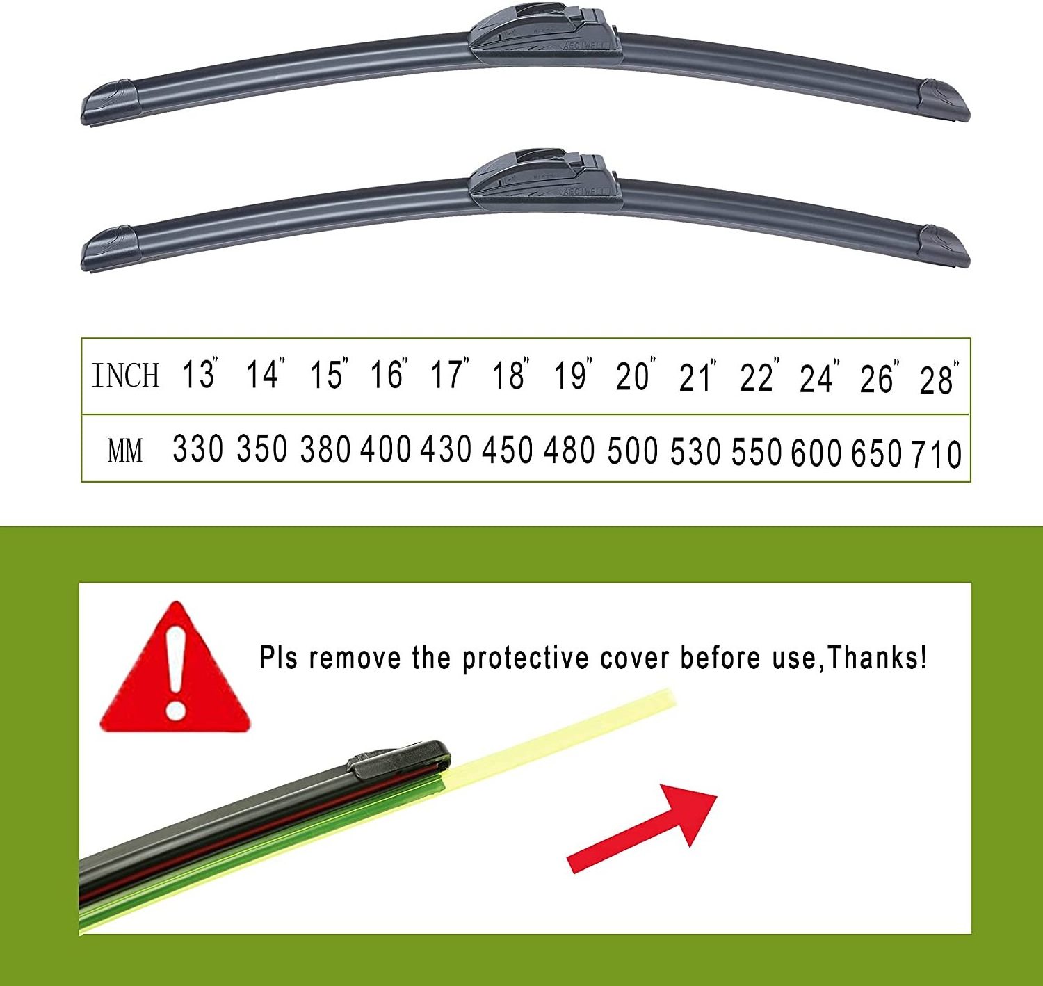 Universal Windshield Mitsuba Hybrid Flat Car Wiper Blade Refill Factory Wholesale High Quality Japanese Graphite Coated Silicone