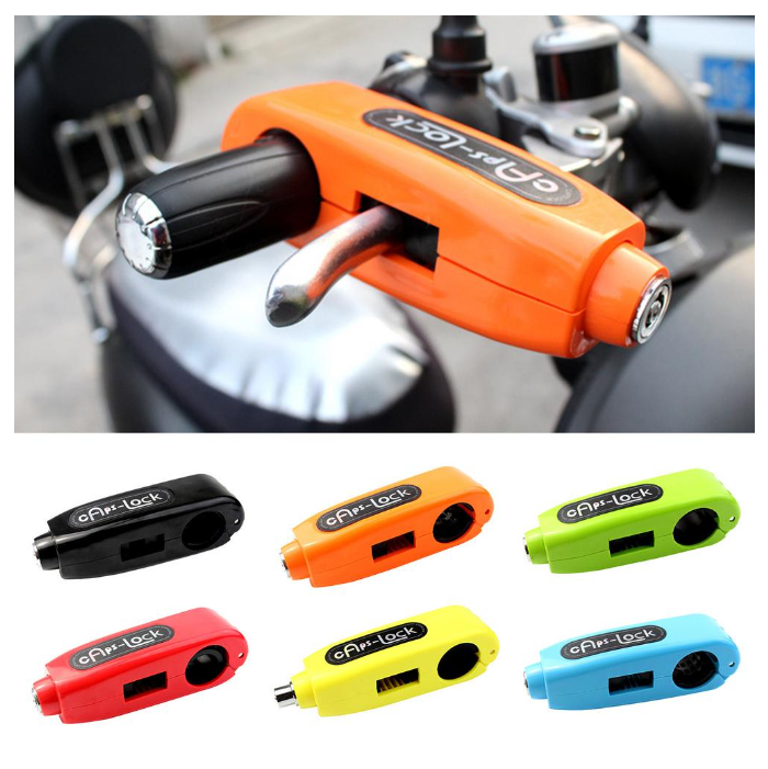 Wholesale Anti-Theft Motorcycle Handlebar Lock Grip Brake Lever Lock Bike Lock