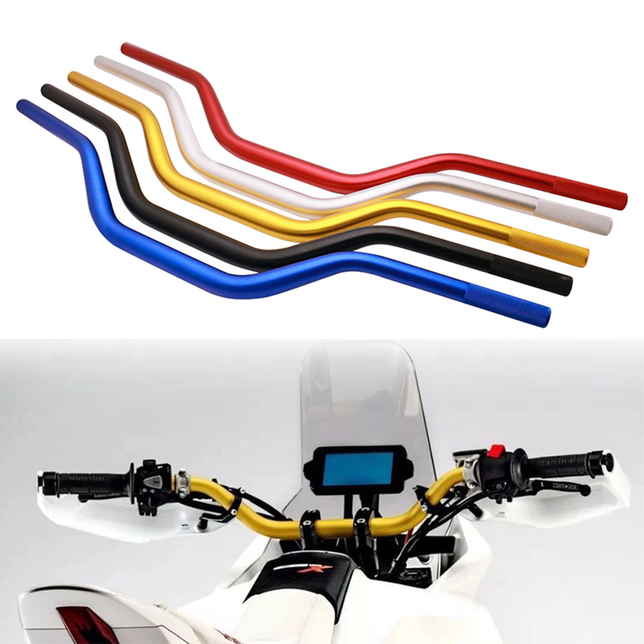 Universal Custom Motorcycle Frame Parts Aluminium Motorcycle Alloy Controls Handlebars