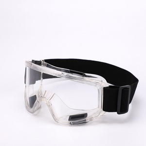 Multi-purpose Transparent Enclosed Anti-Splash Anti-Fog Goggles with Nylon Adjustable Elastic Band