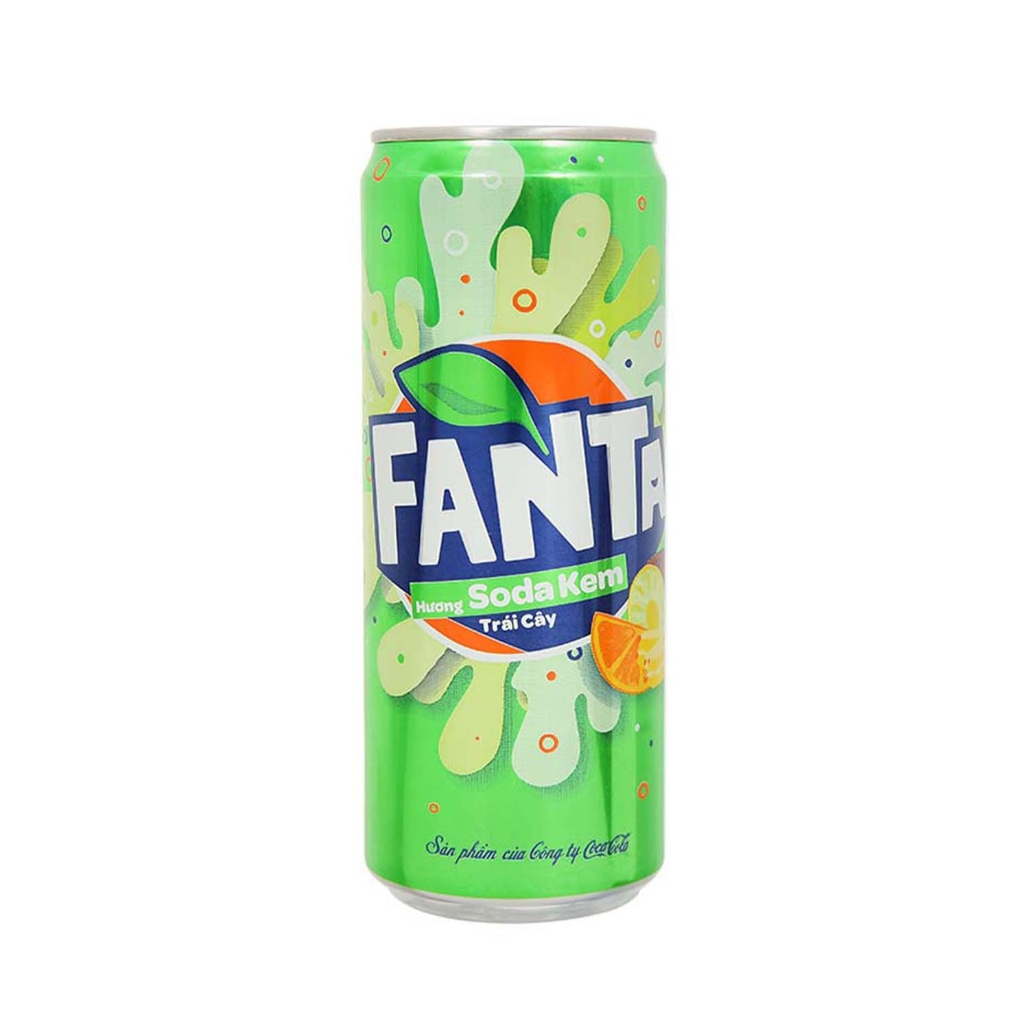 Exporter Soft Drinks Fantaa Cream Soda Fruity Carbonated Drinks Can 320ml Beverages Organic Delicious Energy Drinks from Vietnam