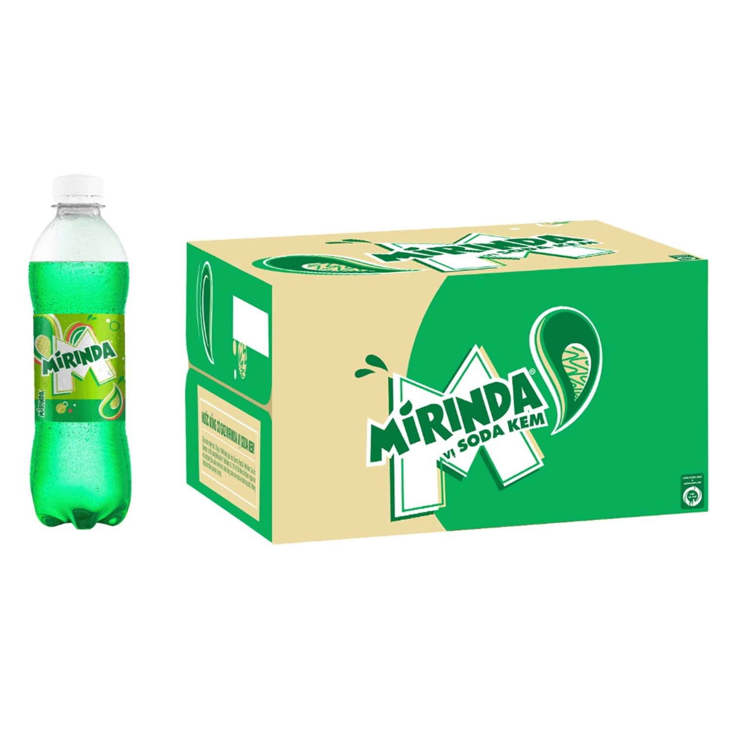 Hot sale soft drinks Mirindaa cream soda fruity carbonated drinks bottle 390ml Beverages Delicious Energy Drinks made in Vietnam