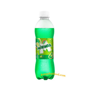 Hot sale soft drinks Mirindaa cream soda fruity carbonated drinks bottle 390ml Beverages Delicious Energy Drinks made in Vietnam