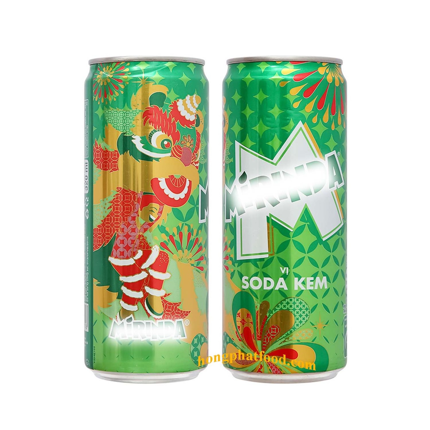 High quality soft drinks Mirindaa cream soda fruity carbonated drinks can 320ml Beverages Organic Delicious Energy Drink Vietnam